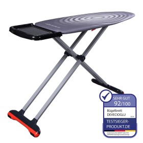 Ironing board 46x127 cm, height-adjustable, non-slip, for steam ironing station, Ironing Board