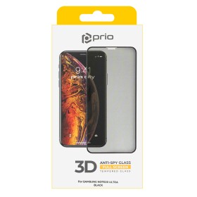 prio 3D Anti-Spy Tempered Glass for Samsung Note20 Ultra black