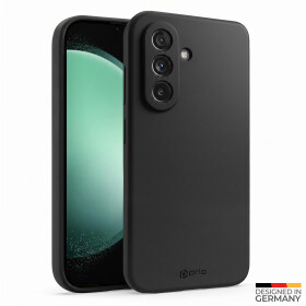 Custodia in silicone liquido prio per Samsung S23 FE nera