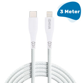 UFUZON Ishiva-kabel - USB-C naar Lightning kabel - USB C-kabel - Snellader