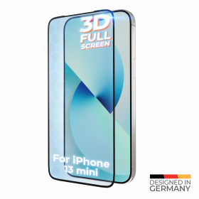 prio 10x 3D Tempered Glass Screen Protector for iPhone 13 mini black