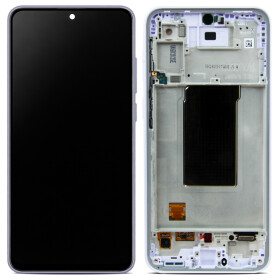 Samsung Display + rám SM-A376B Galaxy A37 5G fialový GH82-39232D