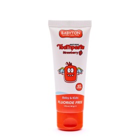 Babyton Natural Toothpaste Tropical Flavor, SLS/Fluoride/Paraben Free 50ml