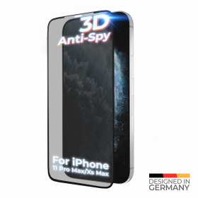 prio 3D Anti-Spy Tempered Glass for iPhone 11 Pro Max/XS Max black