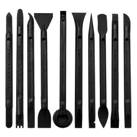 10 in 1 JF-857 Plastic Spudger Tools Set for iPhone/iPad/Laptops black