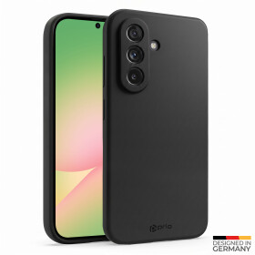 Prio Tekuté silikonové pouzdro pro Samsung A56 černé