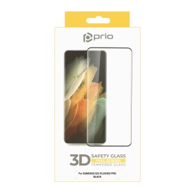 Ochranné 3D tvrzené sklo prio pro Samsung S22+ černé