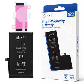 Batería de alta capacidad prio para iPhone 12/12 Pro (3240 mAh) - APN universal -