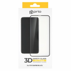 prio 3D Tempered Glass Screen Protector for VIVO X60 Pro black