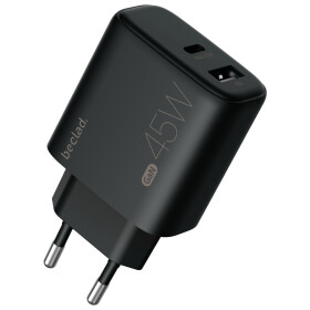 beclad. 45W 2 Port Travel Adapter (C+A Max 20W) BE-PT745