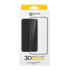 Protector de pantalla de vidrio templado 3D Prio para Huawei P Smart 2019 negro