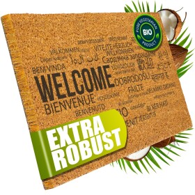 Decovetro® Coconut Mat Doormat | 40x60 cm | 100% natural coconut fibers