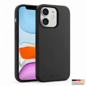 Funda de silicona líquida Prio para iPhone 11, color negro
