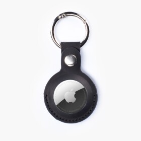 Wachikopa Leather AirTag Keychain, Handmade Protective Case