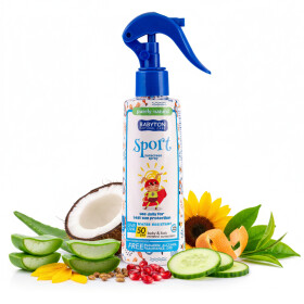 Babyton Kids Sunscreen SPF 50 Spray | Mineral, Water-resistant, Sensitive Skin