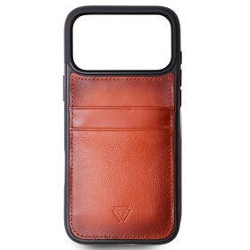 Kožený kryt Wachikopa pro iPhone 17 Pro Max s ochranou slotu pro karty