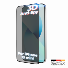 prio 3D Anti-Spy Tempered Glass for iPhone 13 mini black