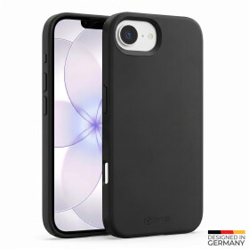Funda de silicona líquida prio MAG para iPhone 17e/16e negra