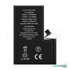 iPhone 16 Pro Max için Pil