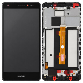 Jednostka wyświetlacza + ramka do Huawei Mate S czarna