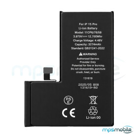 Diagnosable Battery for iPhone 15 Pro
