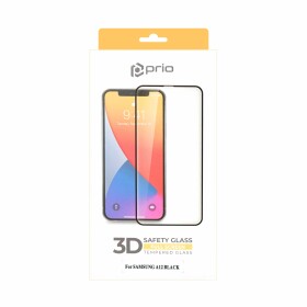 Ochranné 3D tvrzené sklo prio pro Samsung A12 černé