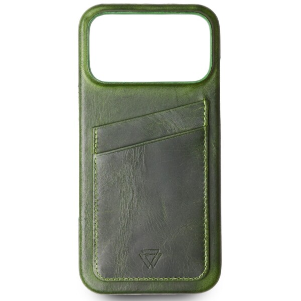 Capa de couro Wachikopa Full Wrap para iPhone 17 Pro Max com compartimentos para cartões.