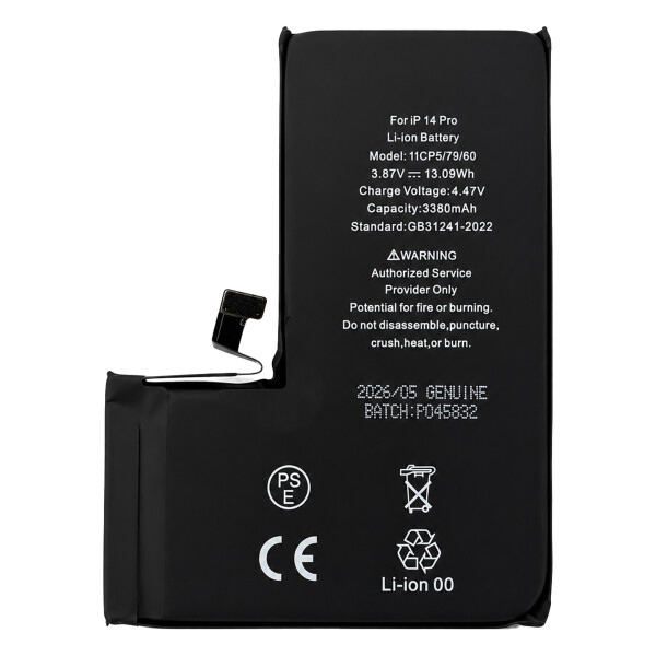 Diagnosable “Genuine” Battery for iPhone 14 Pro - 3380mAh