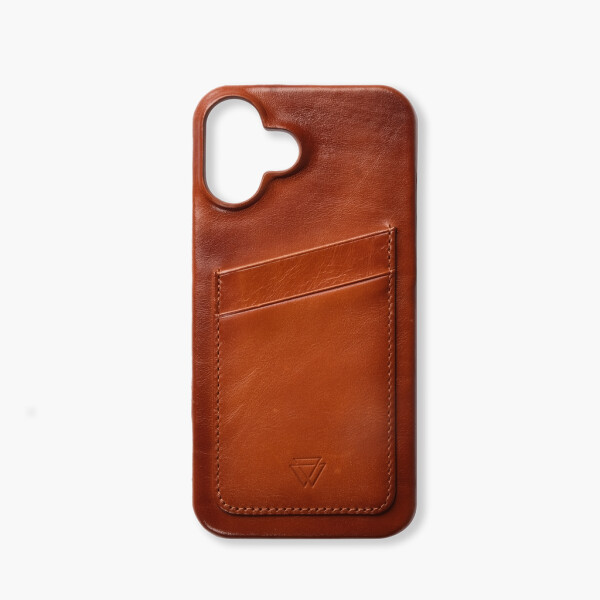 Wachikopa Full Wrap Lederhülle iPhone 16 Plus mit Kartenfächern