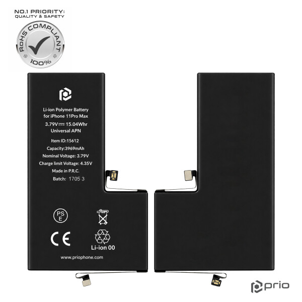 Bateria prio para iPhone 11 Pro Max (APN universal)