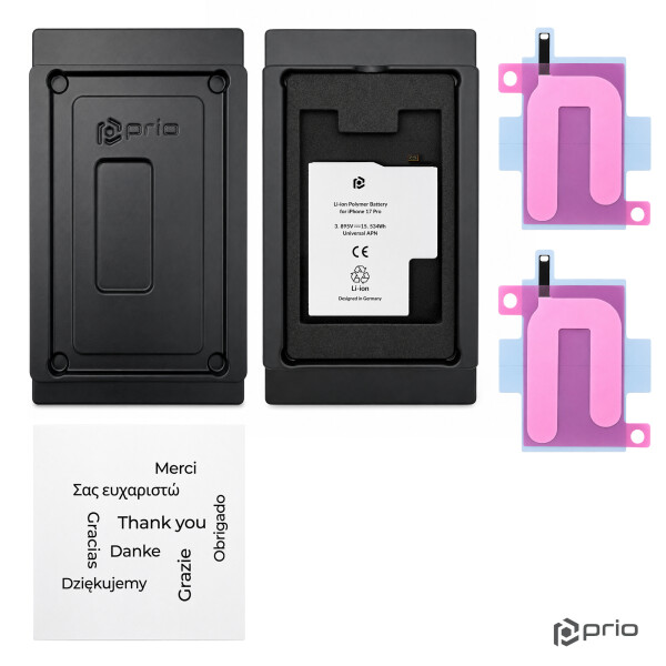prio Battery for iPhone 17 Pro (Universal APN)