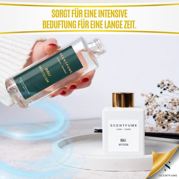 Scentfume Reed Diffuser Nachfüllung 200 ml | Langanhaltendes Raumduftöl