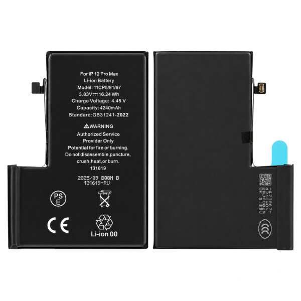 Diagnosable High-Capacity 4240mAh Battery for iPhone 12 Pro Max