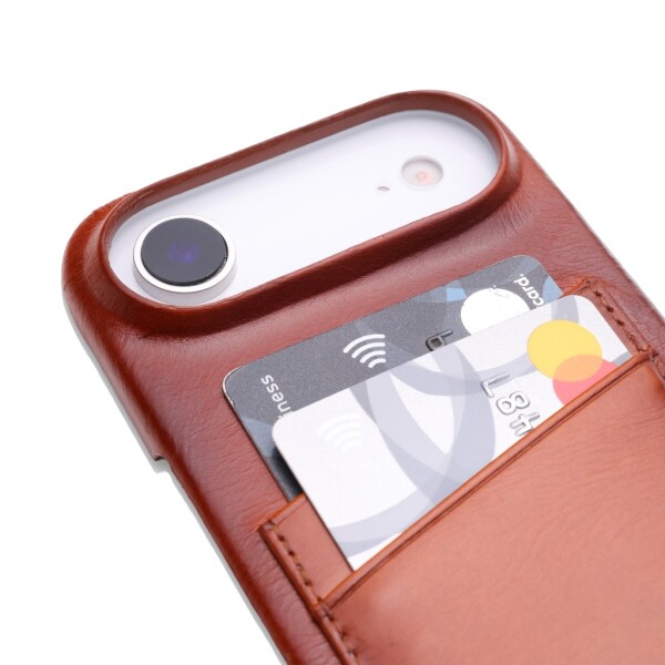 Wachikopa Full Wrap Lederhülle iPhone 17 Air mit Kartenfächern