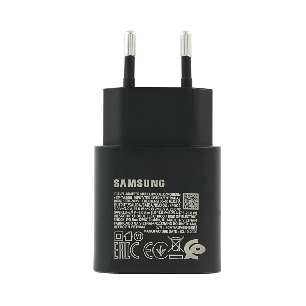 Samsung Travel Adapter W O Cable 25w Black Ep Ta800nbegeu Mpsmobile Gmbh