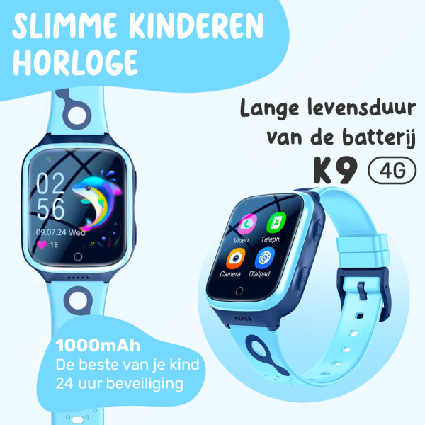 UFUZON Ishiva Kids Smartwatch with 4G GPS Tracker and Phone, IPX7 Waterproof