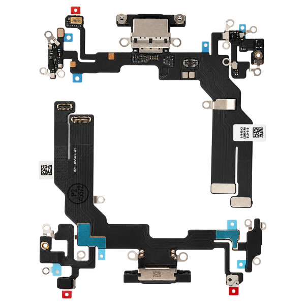 Charging Port Flex for iPhone 16e black