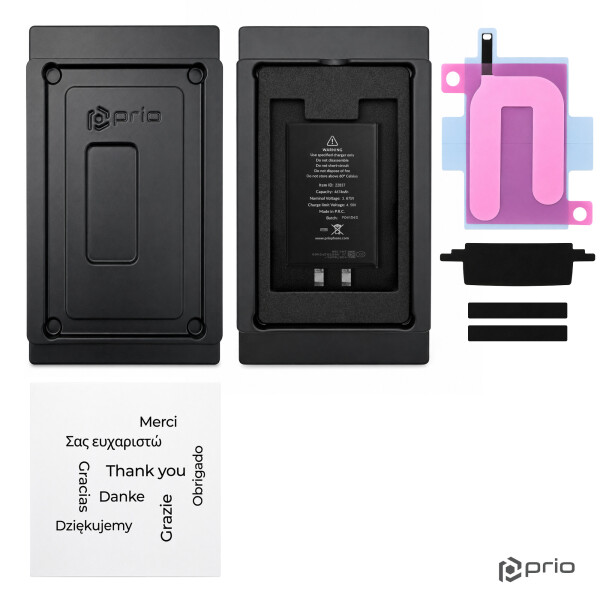 Batería Prio para iPhone 16 (sin cable flexible)