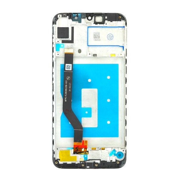 Schermo LCD + cornice per Huawei Y7 2019 nero, senza logo