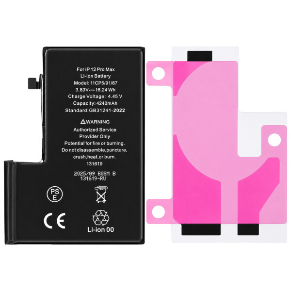 Diagnosable High-Capacity 4240mAh Battery for iPhone 12 Pro Max