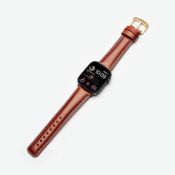 Wachikopa Genuine Leather Strap for 42-45 mm Smartwatch, Handmade