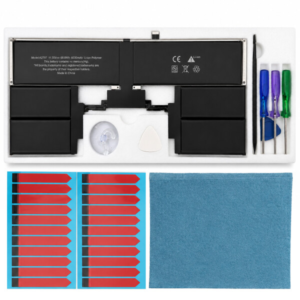 Bateria A2797 para Macbook Air 15 polegadas M2 A2941 (2023)/ M3 A3113 (2024)/ M4 A3241 (2025)