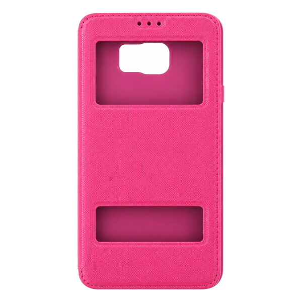 Puloka Flip Kılıf Samsung Galaxy Note 5 Pembe