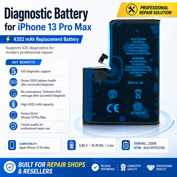 Diagnosable Battery for iPhone 13 Pro Max
