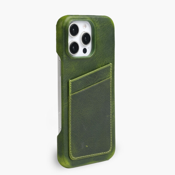 Wachikopa Full Wrap Lederhülle iPhone 16 Pro Max mit Kartenfächern