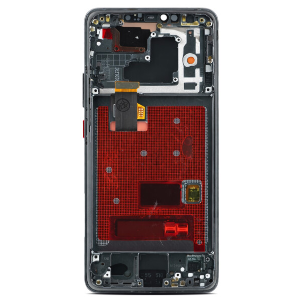 Display (OLED souple) + cadre pour Huawei Mate 20 Pro bleu