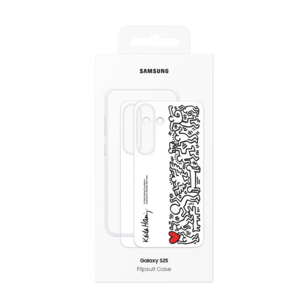 Étui à rabat Samsung pour Galaxy S25 Blanc