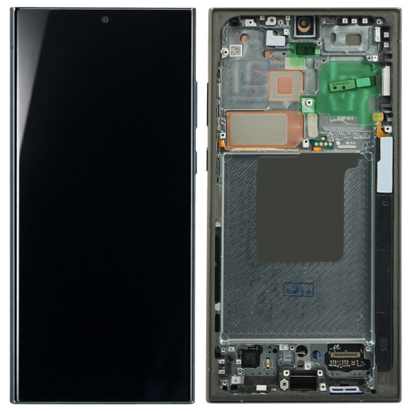 Samsung Display + rámeček (sestavený) S928 Galaxy S24 Ultra titanium černý/modrý/zelený