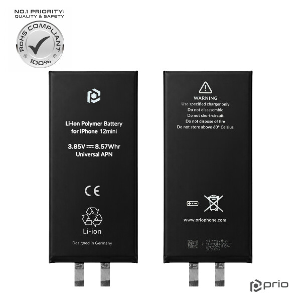 Batería Prio para iPhone 12 mini (sin cable flexible)