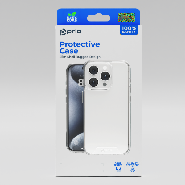 prio Protective Case for iPhone 17e/16e clear